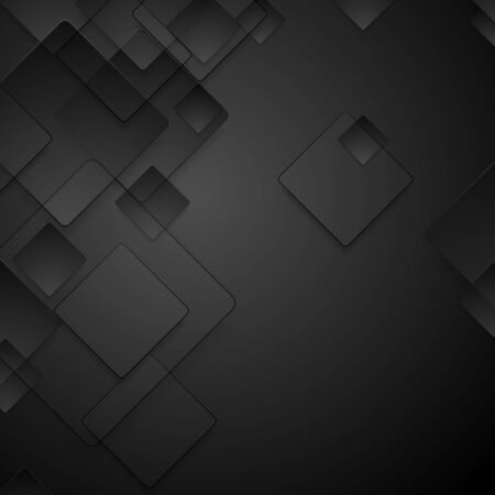 Black geometric pattern.のイラスト素材