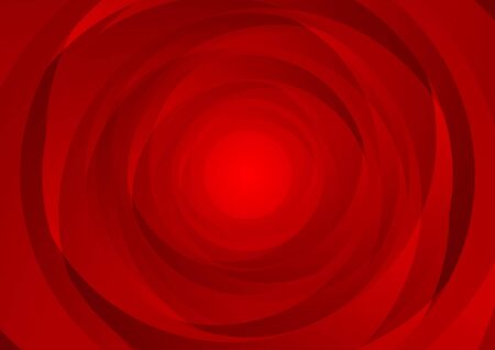 Abstract red swirl circles tech corporate background. Vector designのイラスト素材