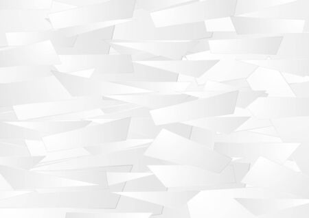 Grey polygonal tech geometric shapes abstract background.のイラスト素材