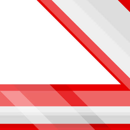 Red and grey minimal geometric abstract background. Vector tech designのイラスト素材