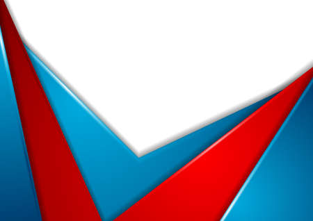 Colorful abstract corporate modern background. Blue and red contrast vector design.のイラスト素材