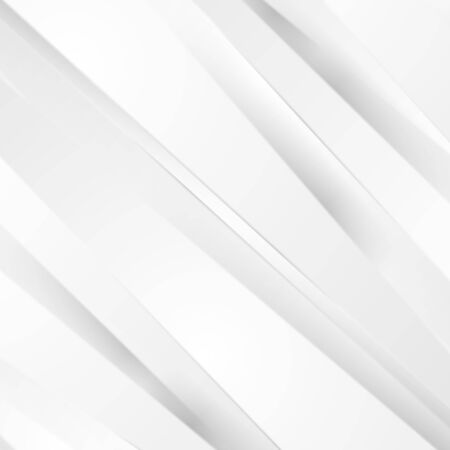 White and grey corporate smooth stripes abstract background. Vector designのイラスト素材