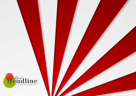 Abstract red and grey corporate material background. Modern graphic designのイラスト素材