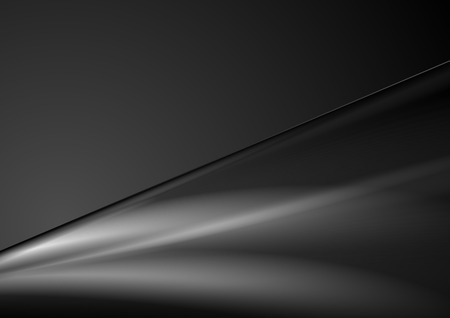 Abstract black smooth gradients vector tech backgroundのイラスト素材