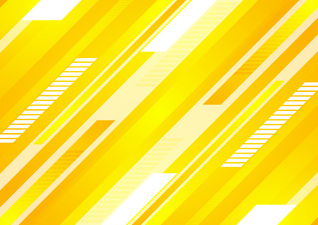 Minimal technology bright yellow abstract background. Vector diagonal stripes concept designのイラスト素材