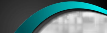 Abstract tech wavy corporate banner. Vector header backgroundのイラスト素材