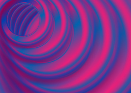 Blue and violet smooth circles abstract vector backgroundのイラスト素材
