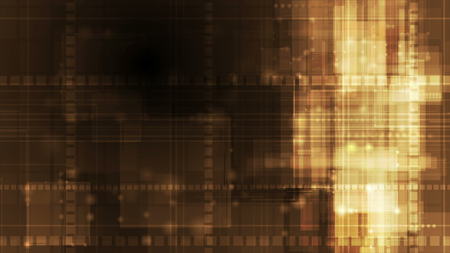 Dark orange shiny tech abstract backgroundの写真素材