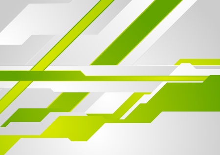 Grey green geometric minimal tech abstract background. Vector designのイラスト素材