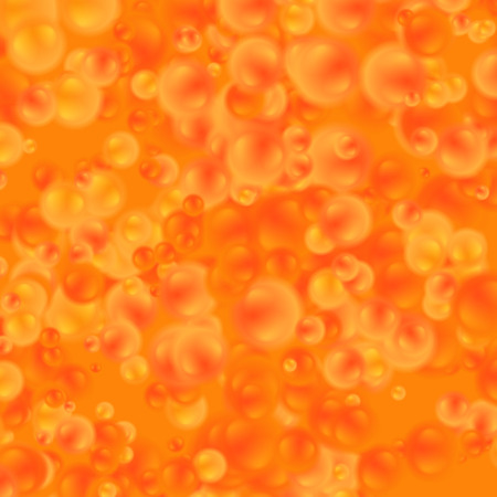 Bright orange fish caviar abstract texture background. Concept vector designのイラスト素材