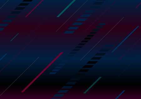 Dark tech minimal geometric abstract background. Vector illustrationのイラスト素材