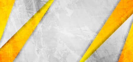 Orange and grey abstract grunge corporate background. Vector designのイラスト素材
