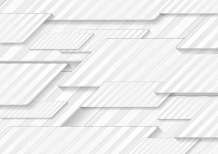 Hi-tech abstract futuristic geometric grey background. Vector designのイラスト素材