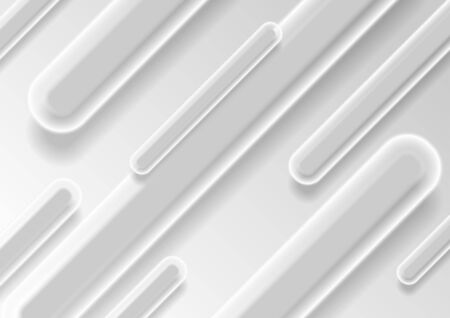 Grey white corporate geometric abstract vector background with diagonal stripesのイラスト素材