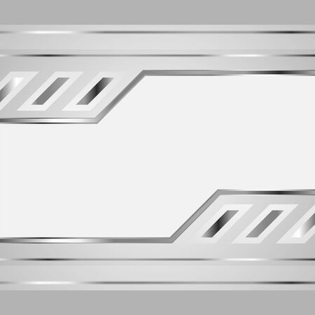 Abstract grey metallic technology background. Vector designのイラスト素材