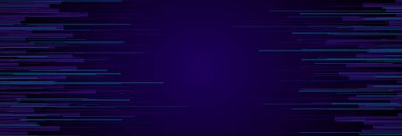 Futuristic technology modern banner design with blue violet lines. Abstract geometric background. Vector illustrationのイラスト素材