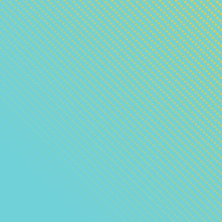 Minimal cyan yellow geometric pastel abstract background with small squares. Vector designのイラスト素材