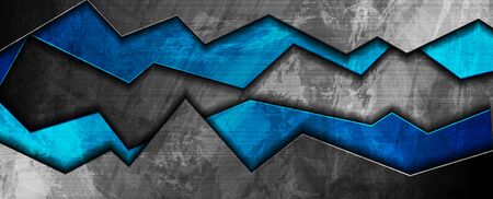 Abstract grey and blue grunge corporate material texture background. Vector designのイラスト素材