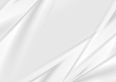 Grey and white smooth gradient stripes abstract background. Vector blurred designのイラスト素材