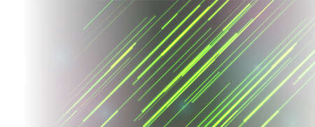 Bright green neon lines abstract tech