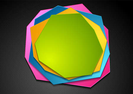 Colorful polygonal geometric shapes abstract background. vector designのイラスト素材
