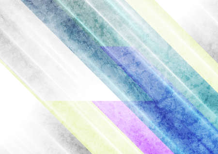 Colorful smooth grunge stripes abstract tech background. geometry vector designのイラスト素材