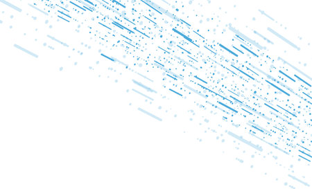 Sci-fi abstract technology background with dotted lines. White and blue vector designのイラスト素材