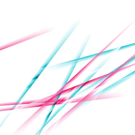 Pink and blue glossy stripes abstract modern background. colorful vector designのイラスト素材