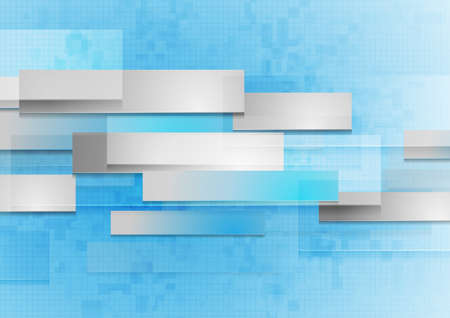 Gray and blue stripes abstract concept background. geometry vector designのイラスト素材