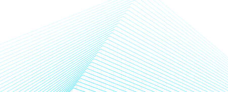 Blue white minimal curved lines abstract futuristic tech background. Vector digital art banner...