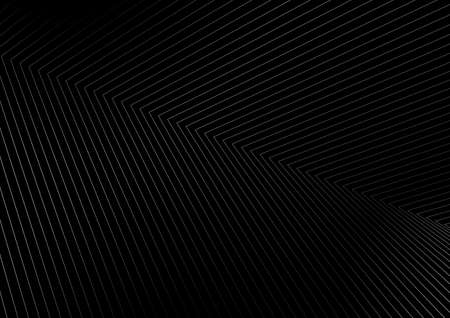 Black and white abstract minimal background with lines. vector designのイラスト素材