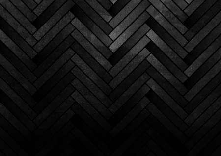 Black abstract retro grunge geometric tiles technology background. vector pattern designのイラスト素材