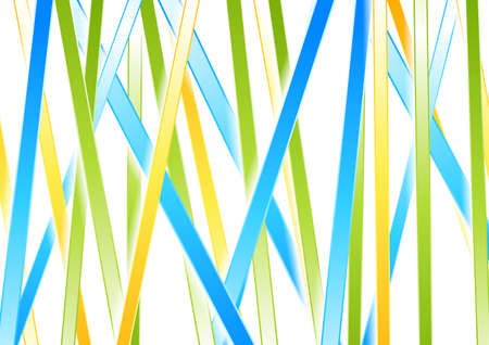 Colorful smooth glossy stripes abstract geometric corporate background. vector designのイラスト素材