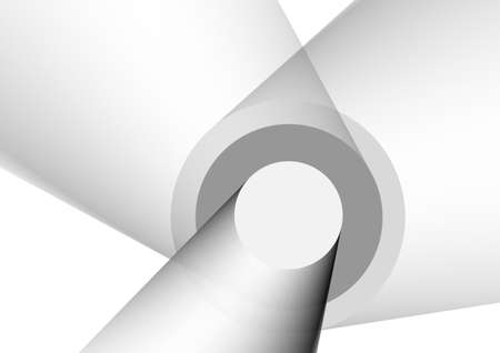 Black and white monochrome minimal abstract geometric background. vector graphic designのイラスト素材