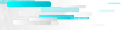 Cyan blue and gray grunge stripes abstract background. Geometric tech vector banner design