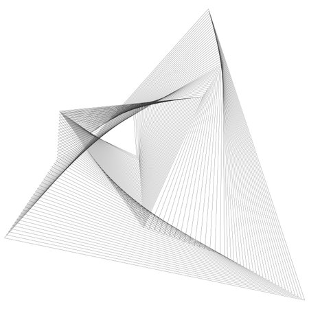 Black triangular lines technology futuristic background. minimal vector designのイラスト素材