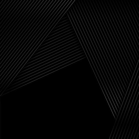 Black and gray metallic abstract tech geometric linear background. vector designのイラスト素材