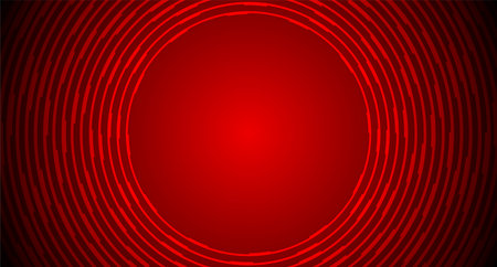 Dark red round lines abstract tech background. geometry vector designのイラスト素材