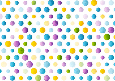 Colorful grunge circle dots abstract geometric pattern. vector tech backgroundのイラスト素材
