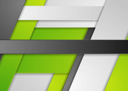 Geometric paper stripes abstract tech background. vector designのイラスト素材