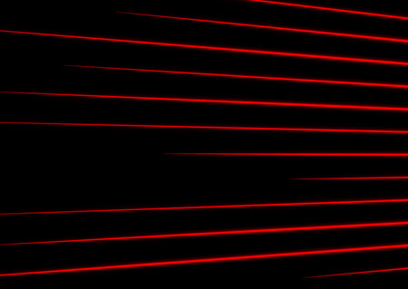 Red neon laser lines abstract futuristic background. Technology vector designのイラスト素材