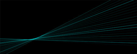 Bright blue minimal lines abstract technology background. Vector banner tech designのイラスト素材