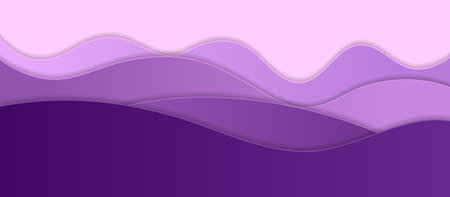 Purple violet waves abstract corporate elegant background. Vector graphic designのイラスト素材