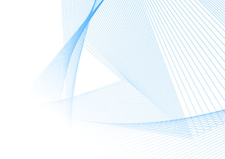 Bright blue triangular lines technology futuristic background. Minimal vector designのイラスト素材