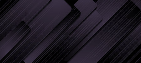 Dark violet stripes and lines abstract geometric background. Vector designのイラスト素材