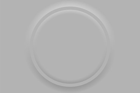 Gray minimal circle abstract geometry background. Modern tech vector designのイラスト素材