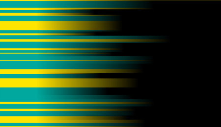 Cyan and yellow stripes geometric tech abstract background. Vector designのイラスト素材
