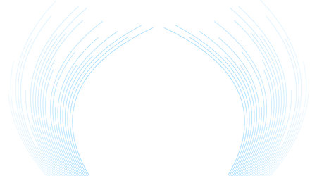 Blue minimal wavy lines abstract futuristic tech background. Vector digital designのイラスト素材