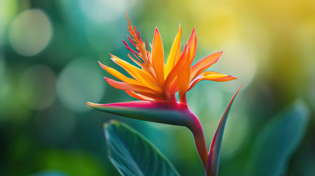 Vivid flower closeup. Generative AI designの素材