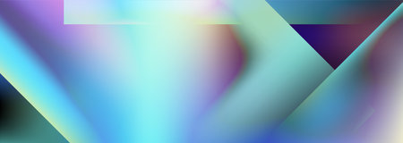 Holographic foil gradient blurred texture abstract background. Vector art colorful banner designのイラスト素材